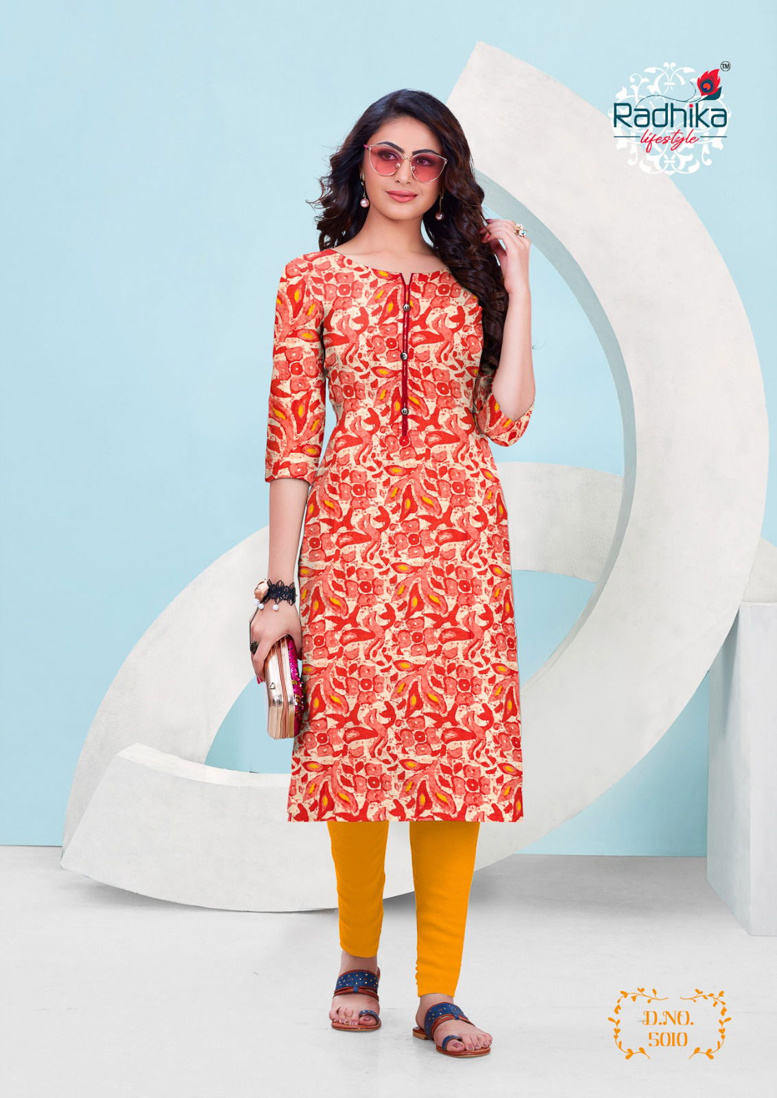 Traditional Vol 5 By Radhika Cotton Kurtis Catalog